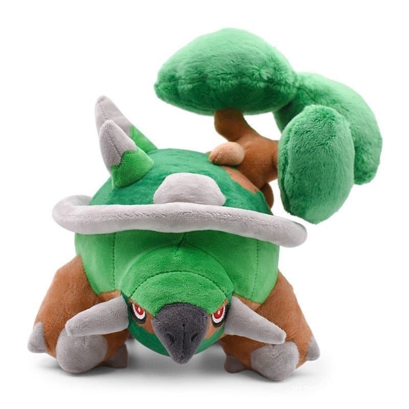 2024 novo estilo Pokemon boneca de pelúcia terraço tartaruga em movimento floresta grama tartaruga Final evolução forma