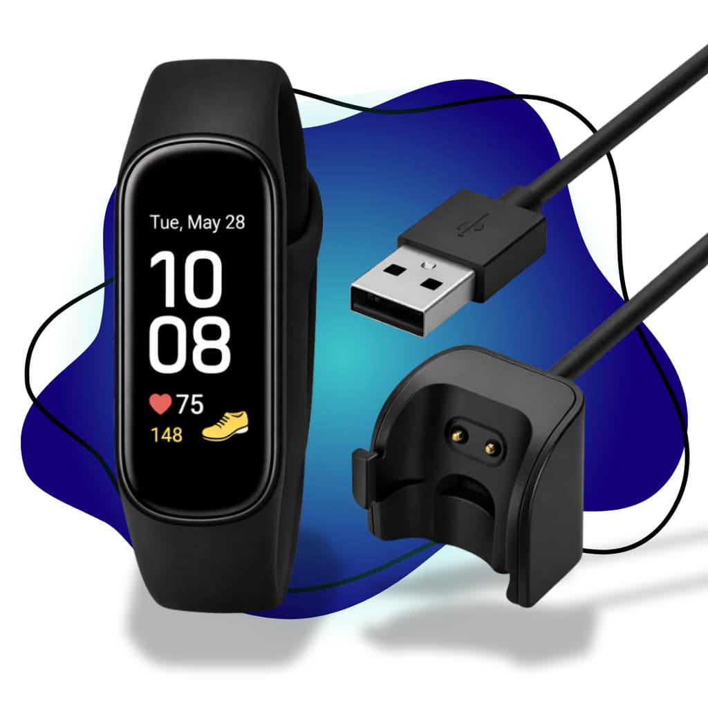 Carregador Para Smartwatch Samsung Galaxy Fit 2 SM-R220 Cor Preto