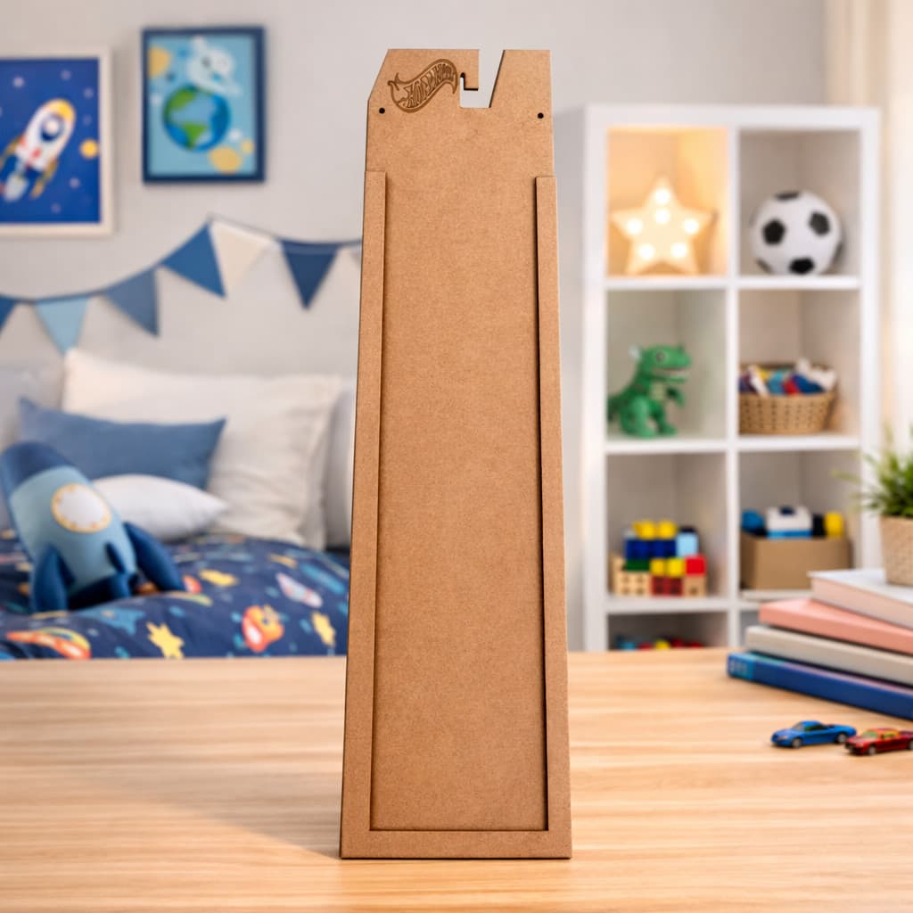 Suporte Porta Blister MDF – Display para Carrinhos Hot Wheels e Miniaturas