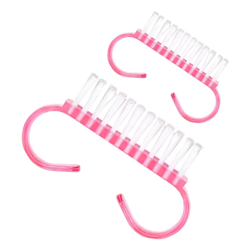KIT 2 ESCOVINHAS EM ACRILICO PARA UNHAS