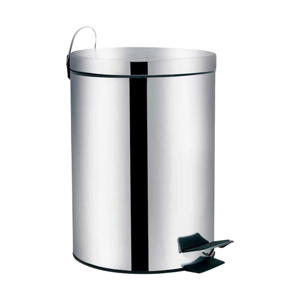 Lixeira em Aço Inox com Pedal e Balde Removível 5L Ágata