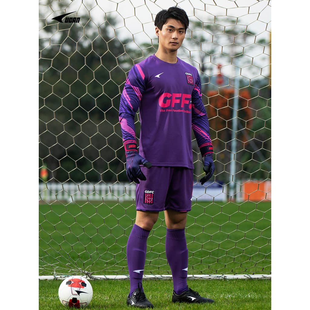 UCAN UCAN Novo Estilo Goleiro Respirável Manga Comprida Doorman Terno Competição Esportiva Cotoveleiras Guiadas por Suor