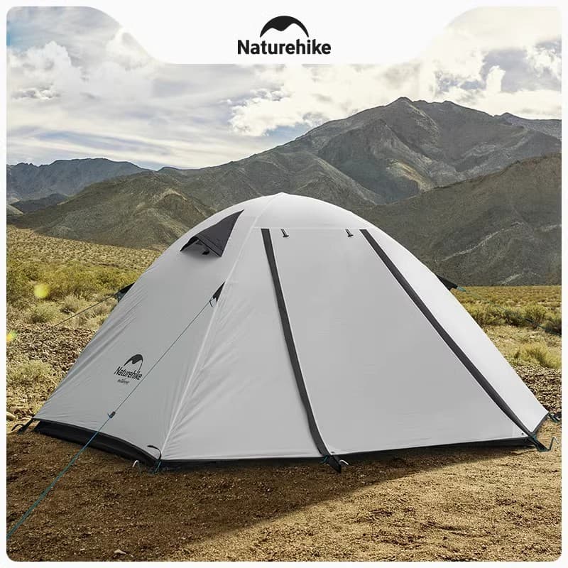 NH Norueguesa Tenda Ao Ar Livre P2 Duplo P3 Triplo P4 Haste de Alumínio Dupla Camada À Prova de Vento À Prova de Chuva C