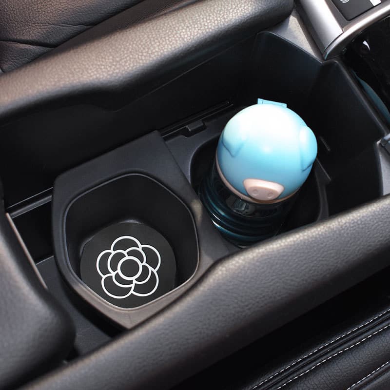 Decoração do carro Console central Anti-deslizamento esteira de água do carro suprimentos interiores do carro porta Slot