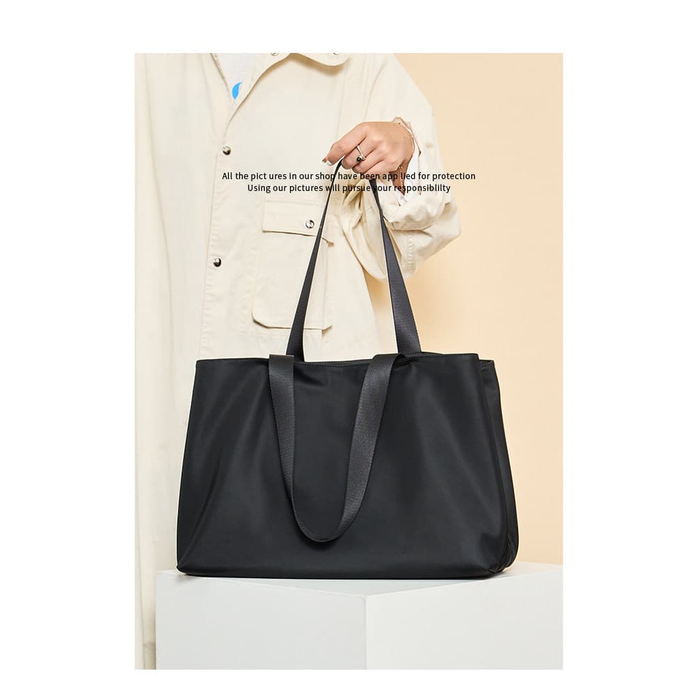 Bolsa feminina portátil de grande capacidade, sacola de ginástica, bolsa de ombro de viagem, bolsa grande à prova d'água