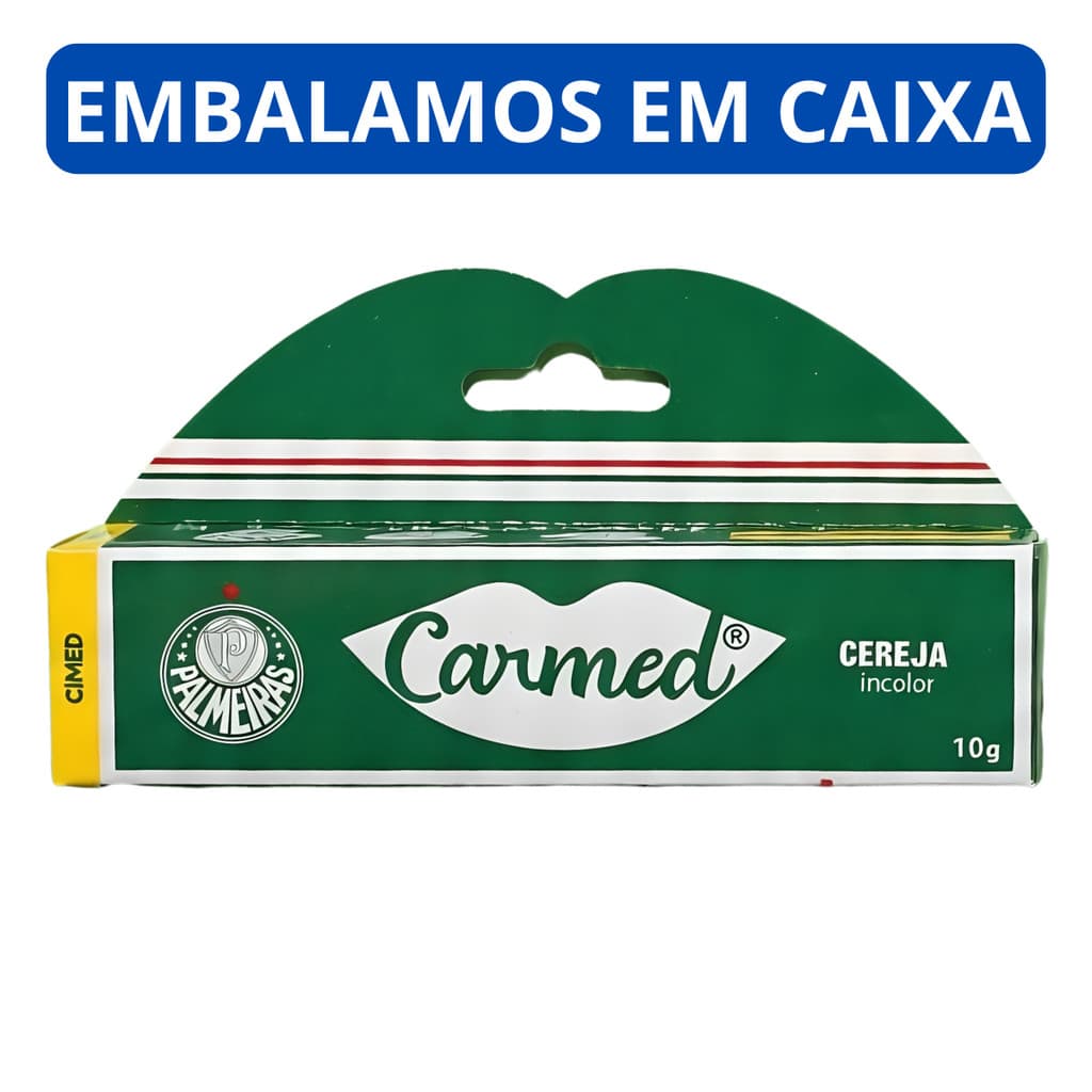 Carmed Hidratante Labial Palmeiras Edição Super Limitada 10g