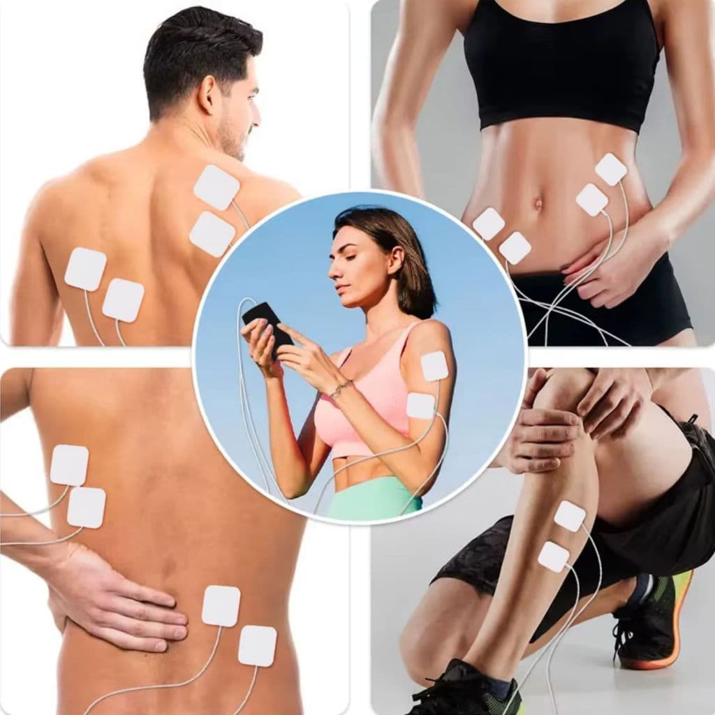 Aparelho Tens Digital Estimulação Pulso Elétrico Fisioterapia Massagem Acupuntura Alívio De dores