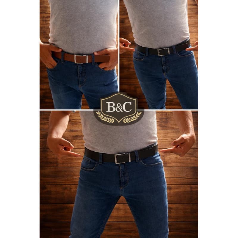 Cinto Masculino Couro Montana PREMIUM - 112 CM.