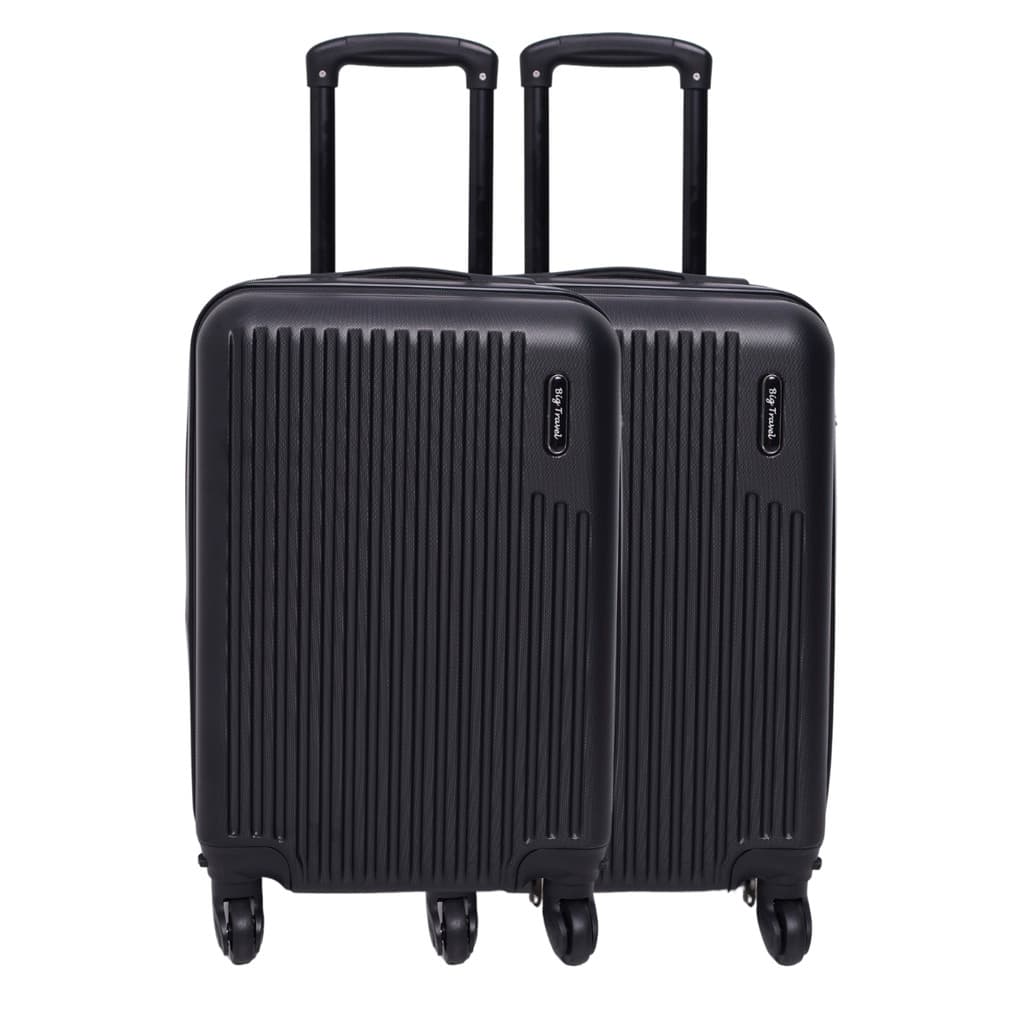 Kit Mala Viagem Bordo Avião 10kg Rodinhas 360° Férias Casal Divisória Expansível Cabine Aeroporto