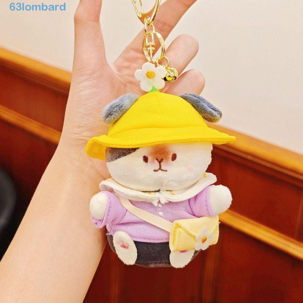 Pingente De Cobaia LOMBARD , Chaveiro Fofo De Bonecas De Pelúcia Cavy , Bolsa Adorável De Desenho Animado Macio Pendurad
