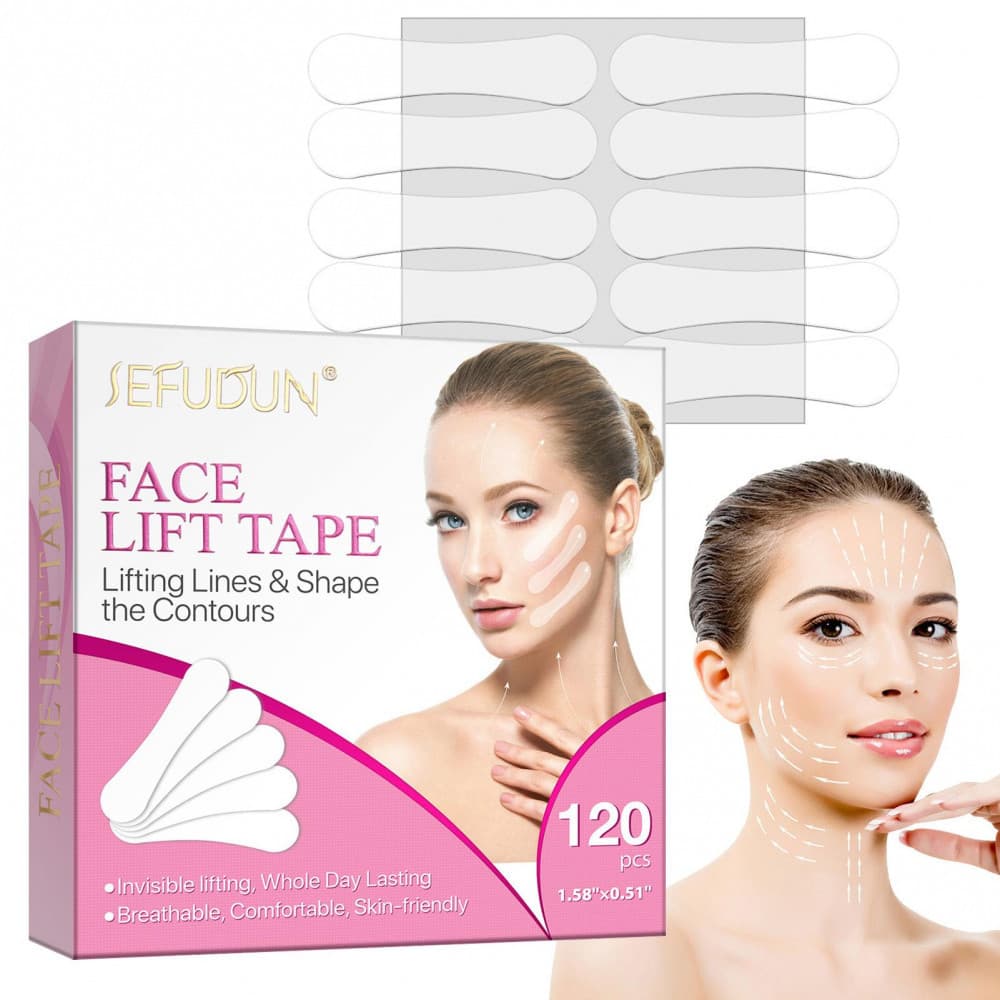 120PCS Fita Adesiva Para Levantamento Facial Adesivos Invisíveis À Prova D'água D'água Fitas Adesivas Instantâneo De Lon