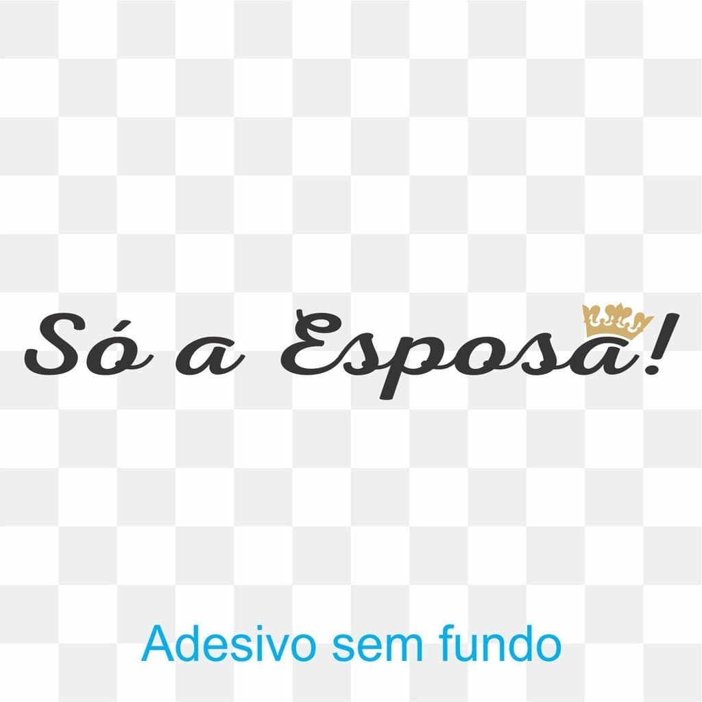 Adesivo DE SOLEIRA Só A Esposa Carro Moto 20x3 cm ALTA QUALIDADE