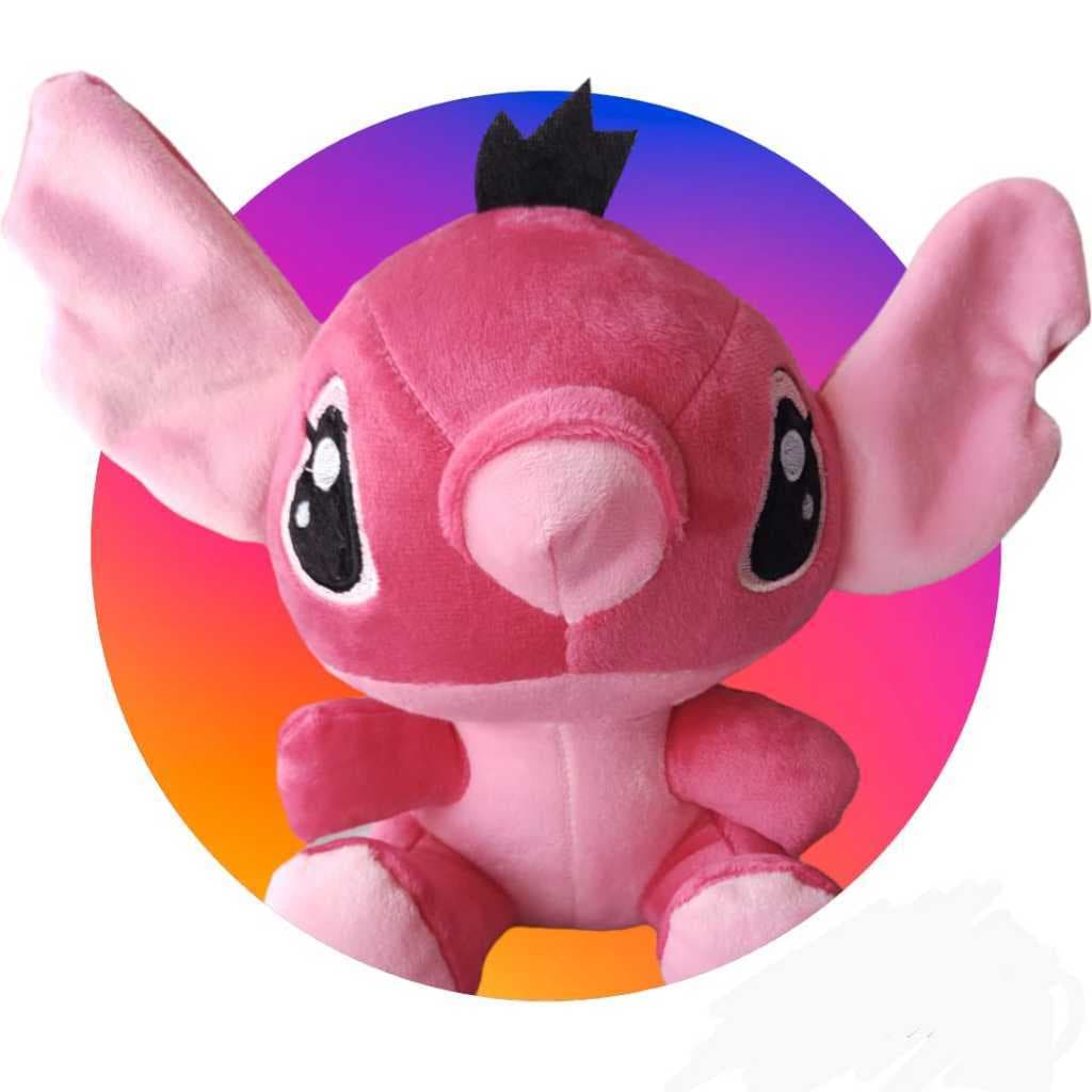 Pelúcia Stitch Rosa PROMOÇÃO/ PRONTA ENTREGA/ ENVIO IMEDIATO/FABRICAÇÃO PROPRIA.