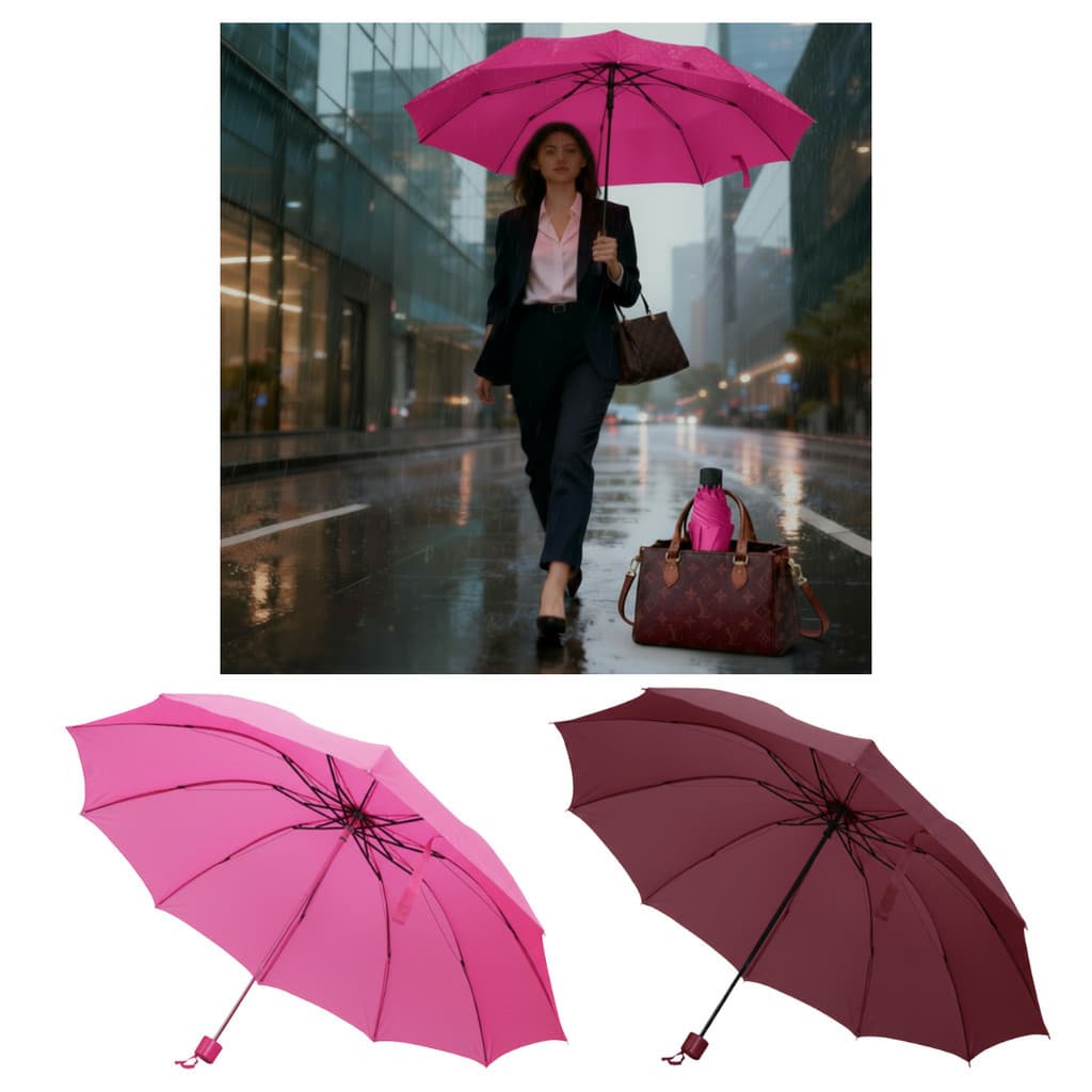 Guarda Chuva Sombrinha Grande Impermeavel Cabe na Bolsa Liso