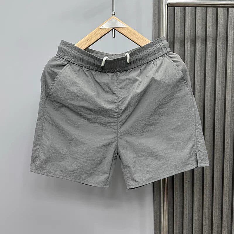 Calças esportivas de secagem rápida de três pontos masculinas 2026 verão estilo fino respirável Casual ao ar livre Short