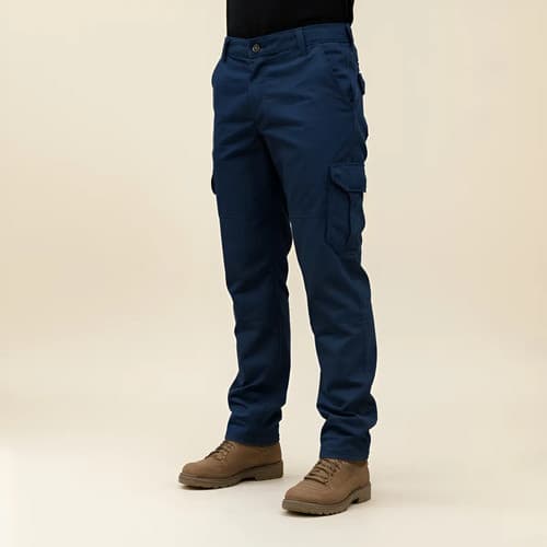 Calça Cargo Tática 6 Bolsos Poly Ripstop Reforçada Militar