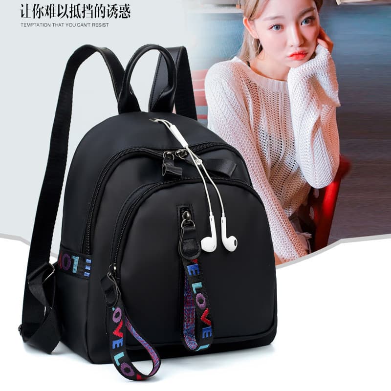 Mochila feminina versão coreana 2022 novo estilo na moda All-Match Casual Oxford lona saco de escola senhoras viagem peq