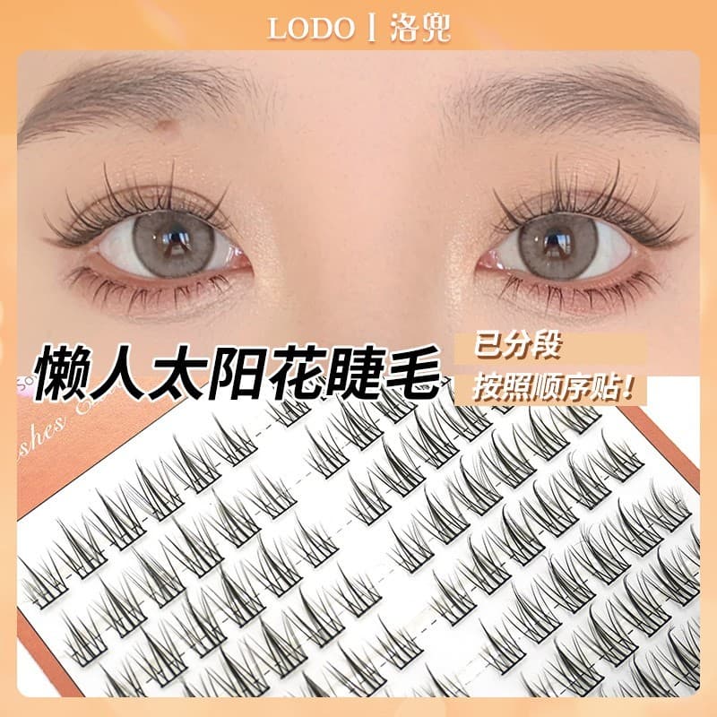 Luoduo Trilogia Preguiçosa Simulação Natural Girassol Fada Cabelo Grande Capacidade Único Cluster Pequeno Diabo Haste Fi