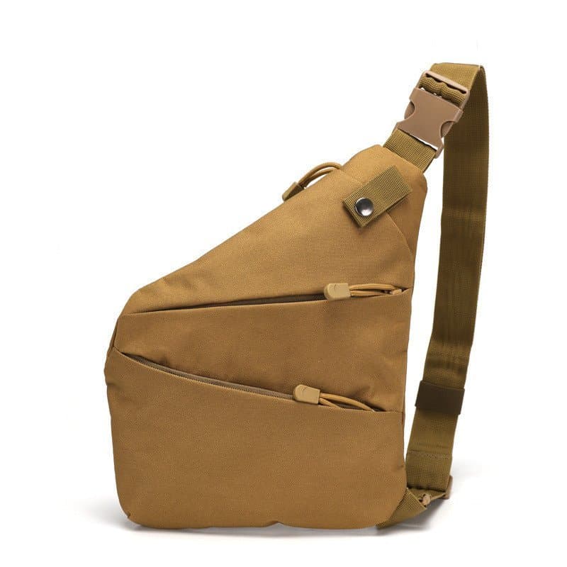 Bolsa de camuflagem para ciclismo e caminhada ao ar livre, bolsa transversal leve de ombro único para o lado esquerdo, b