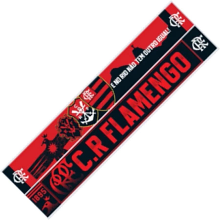 Cachecol Flamengo Dupla Face - No Rio Não Tem Outro Igual