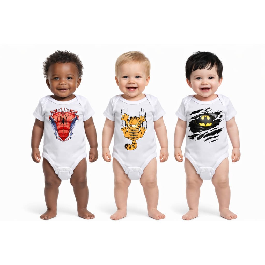 Body criativo para bebê.
