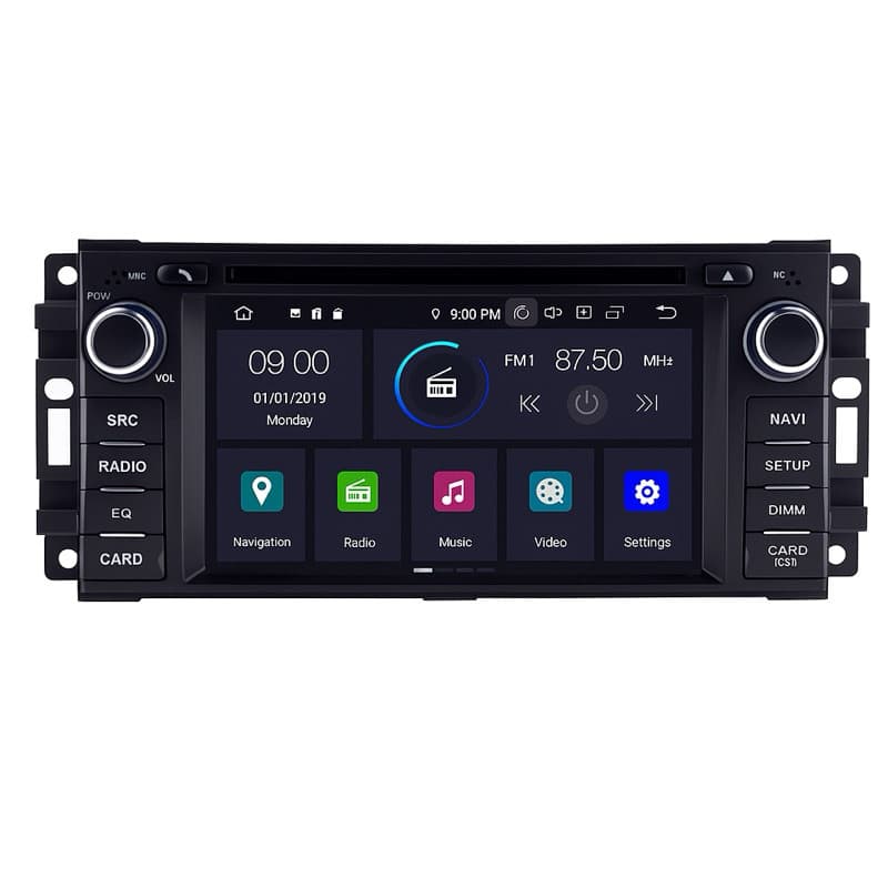 Central Multimídia Jeep Wrangler | Commander | Patriot (até 2014)   ORIGINAL | GPS, DVD, Bluetooth Octa Core Loja da Pri