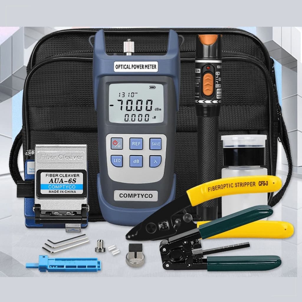 Kit Fibra Óptica De Manutenção  8 Peças Conectores Profissional Alta Qualidade