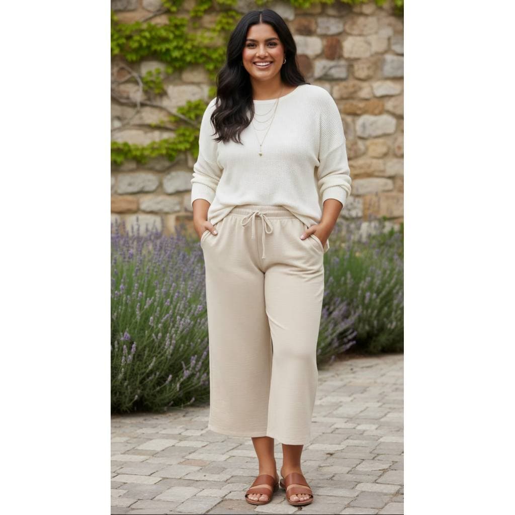 Calça Pantalona Feminina Elegante Moda Plus Size Social