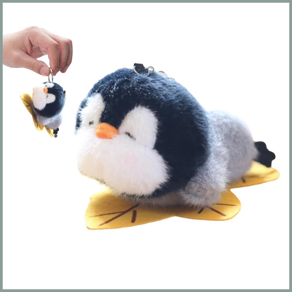 Animal De Pelúcia Chaveiro Pinguim Boneca Pingente Vívido E Bonito Decoração Para Mochilas Carro yuneaph