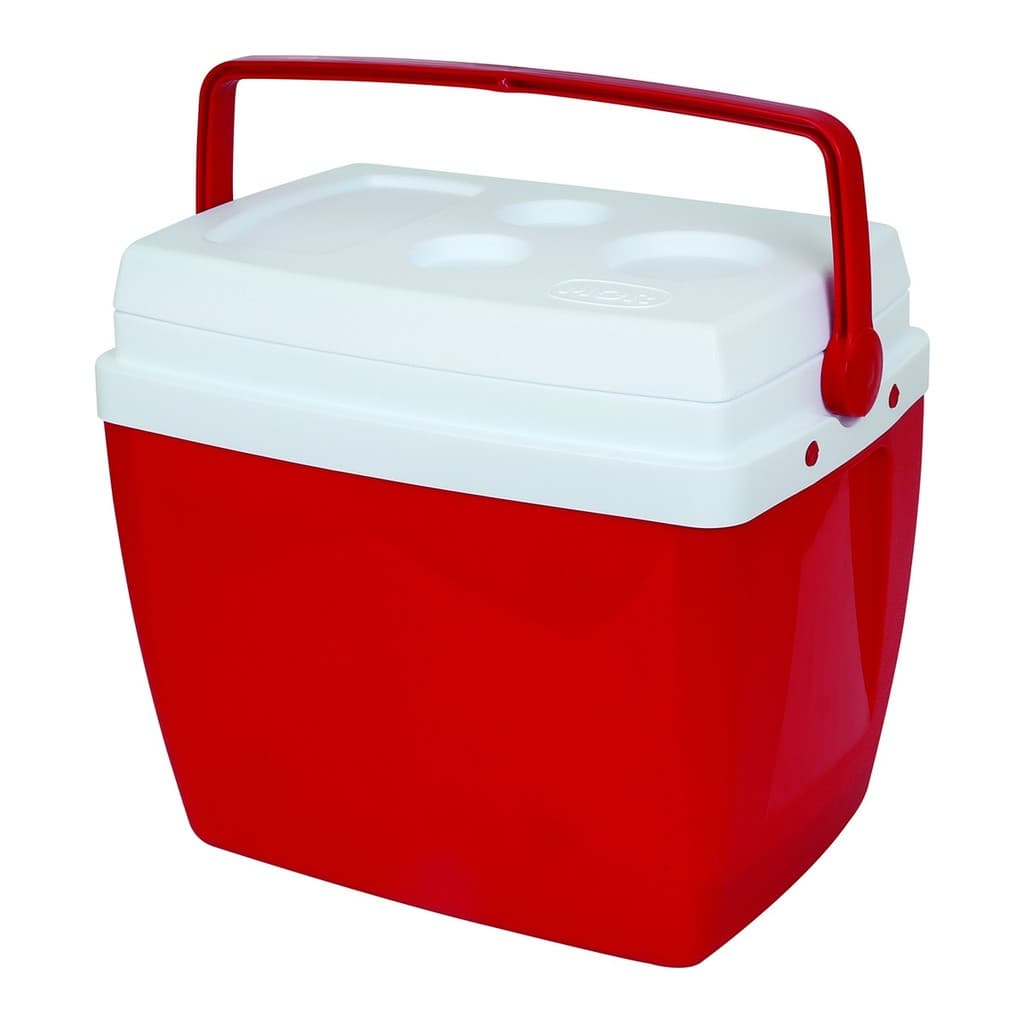 Caixa Térmica MOR  34L Vermelha – Cooler Resistente e Espaçoso