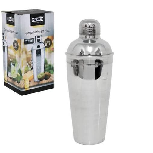 Coqueteleira Profissional Em Aço Inox 750ml Linha Luxo Bebida Drink Caipirinha Bar Primor
