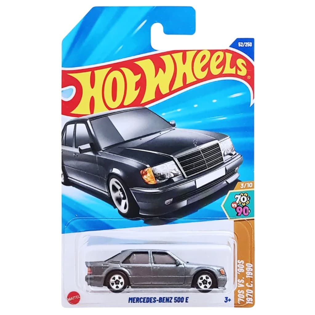 Hot Wheels Mercedes-Benz 500 E Cinza JBB60 Mattel