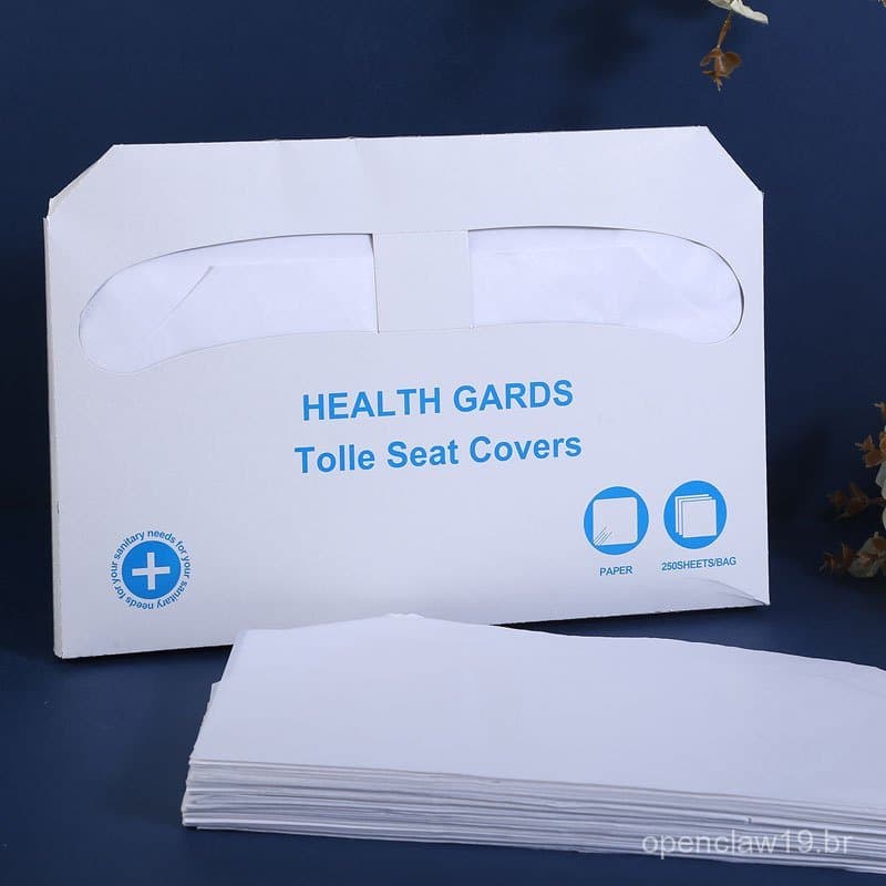 Capa descartável para assento sanitário solúvel em água, vendas diretas do fabricante, capa para assento sanitário espes