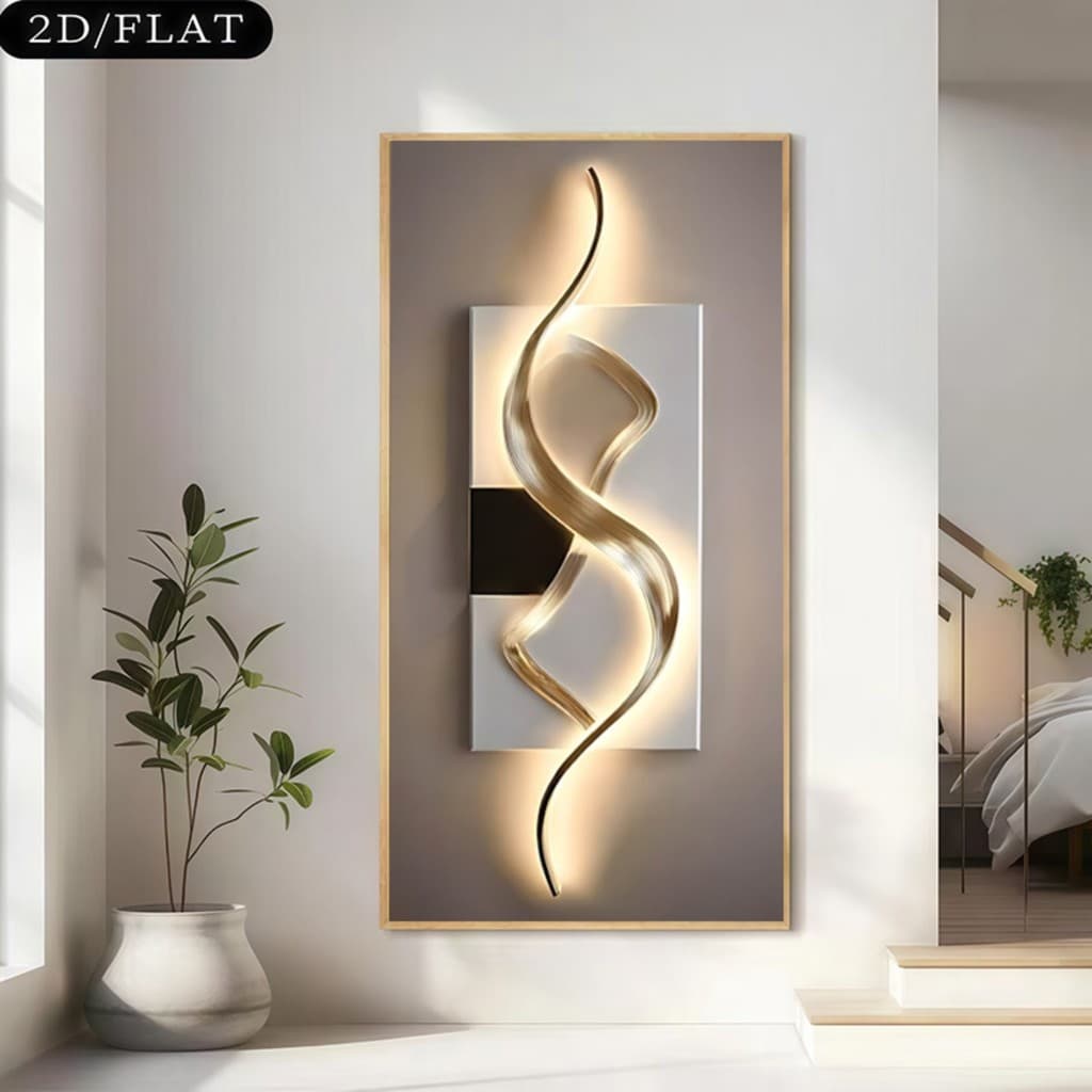 Quadro Decorativo 110x80cm elegante plenitude clean equilíbrio Decore Sala,Quarto,Copa,consultório,escritório,hall
