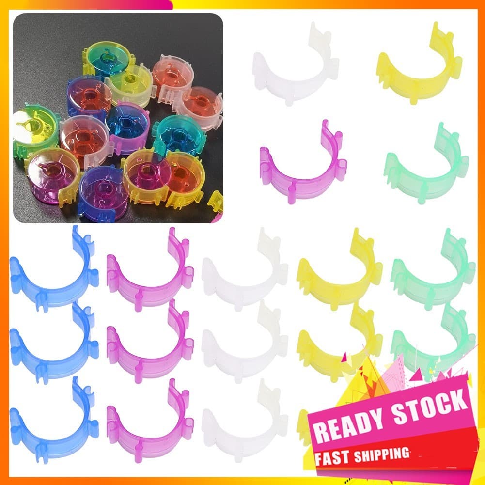 Gfgfgfgg 50 pçs clipes de carretel clipe de armazenamento de suporte de controle de linha para amigos de bobina