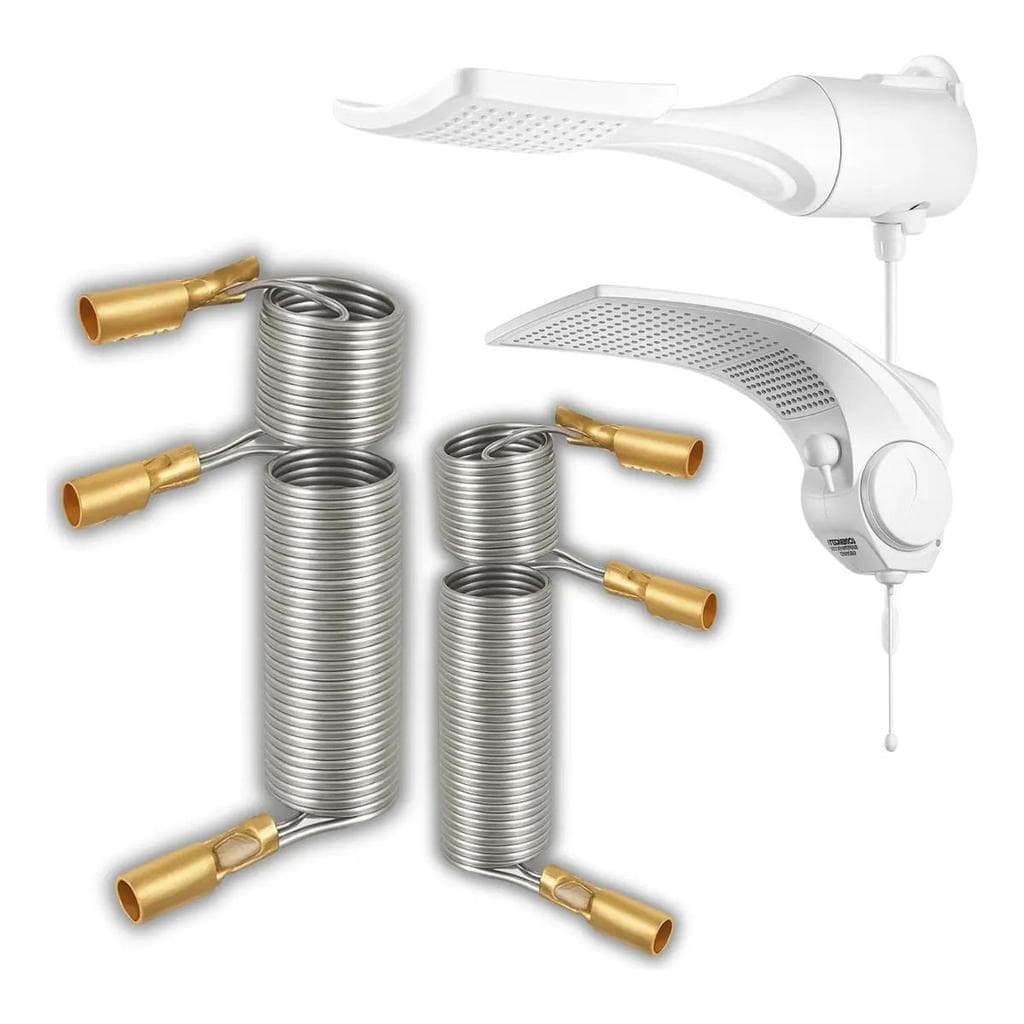 Resistência Duo Shower Turbo Quadra Multitemperatura Eletrônica Plus 220v 7500w / 127v 5500w Lorenzetti Compatível