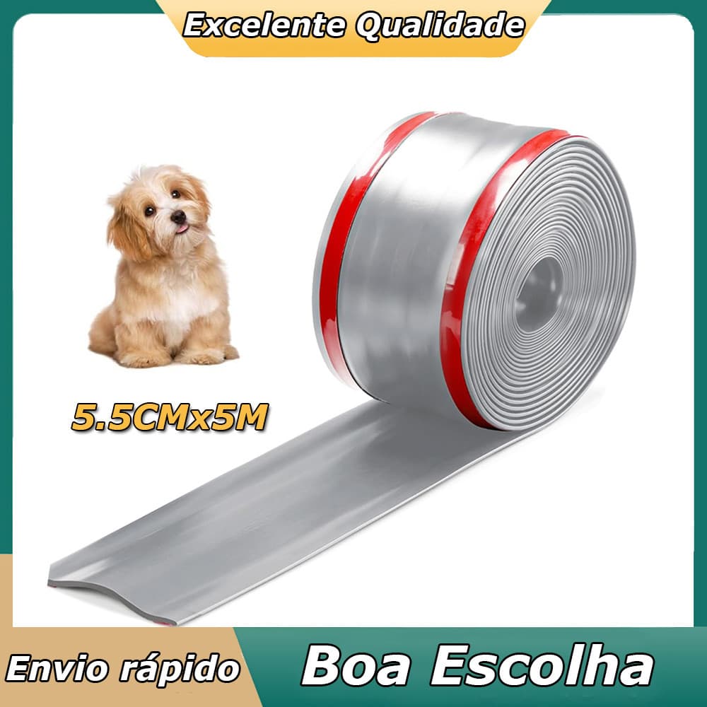 Adesiva Protetor E Organizador De Cabos Casa Escritorio fios organizador de Cabos para Casa e Escritório 5.5cmx5m Cinza