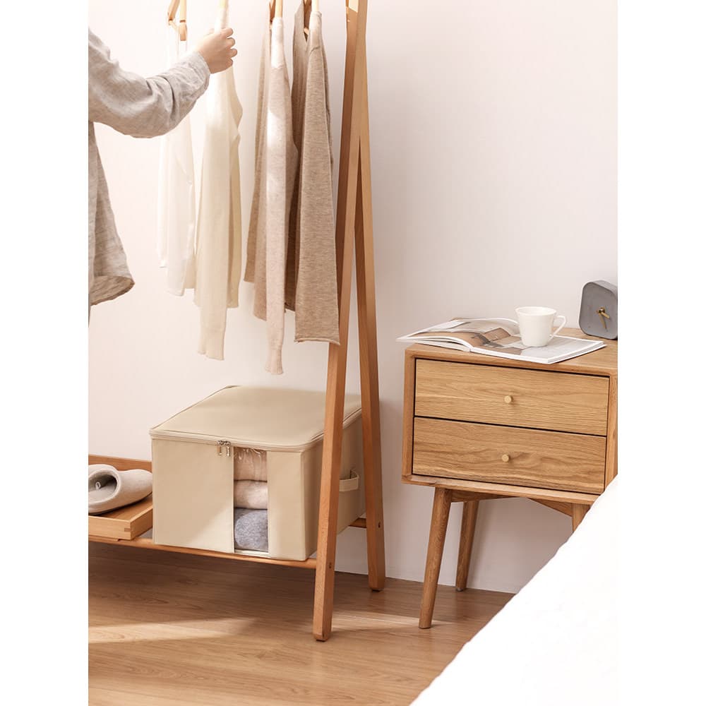 Caixa de armazenamento de colcha de roupas caixa de armazenamento de tecido doméstico sob a cama arrumado caixa de armaz