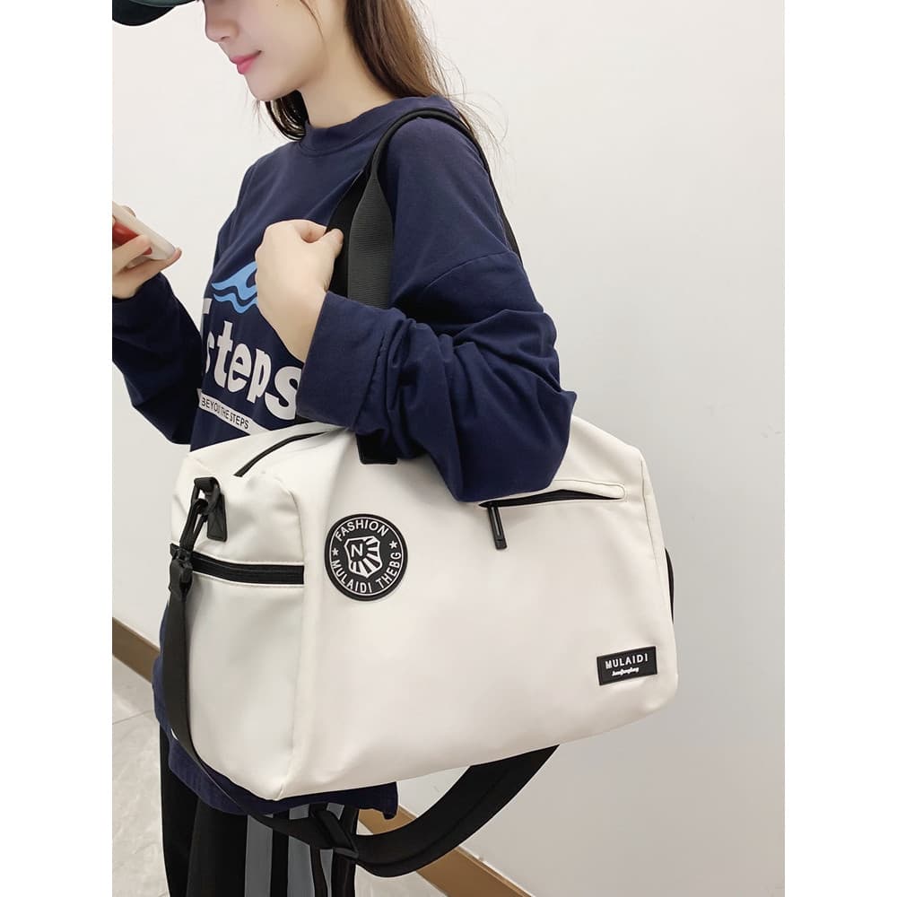 Bolsa de ginástica mensageiro bagagem bolsa de viagem posição de sapato moda unissex bolsa de ombro à prova dwaterproof