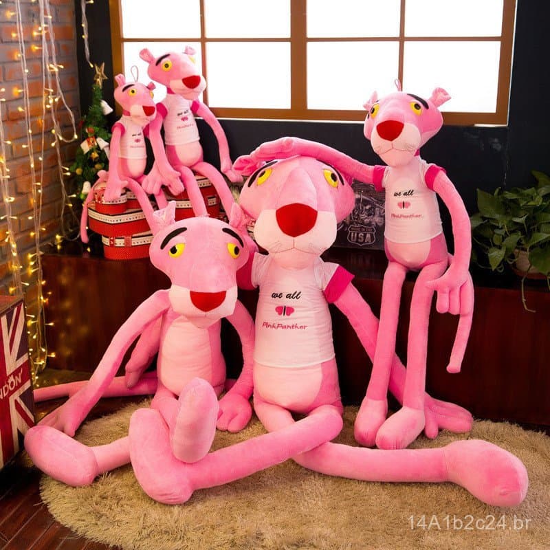 Fabricante atacadista de brinquedos de pelúcia Pantera Rosa, brinquedo de pelúcia Pantera Travessa, boneco Tigrinho, alm