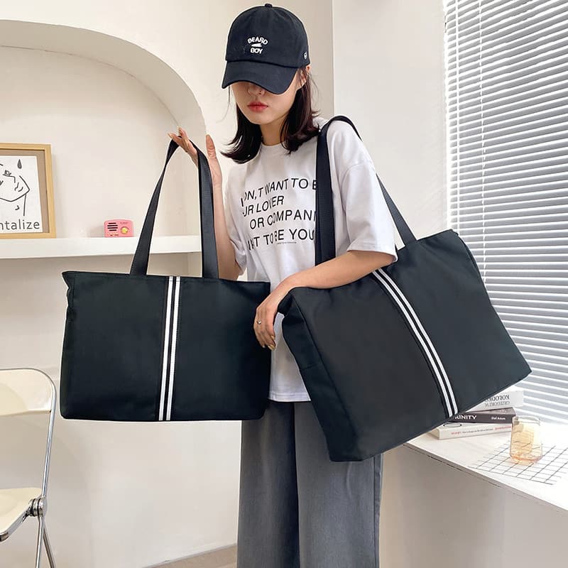 Bolsa de viagem portátil feminina de um ombro mochila masculina de grande capacidade leve saco de ginásio dobrável saco