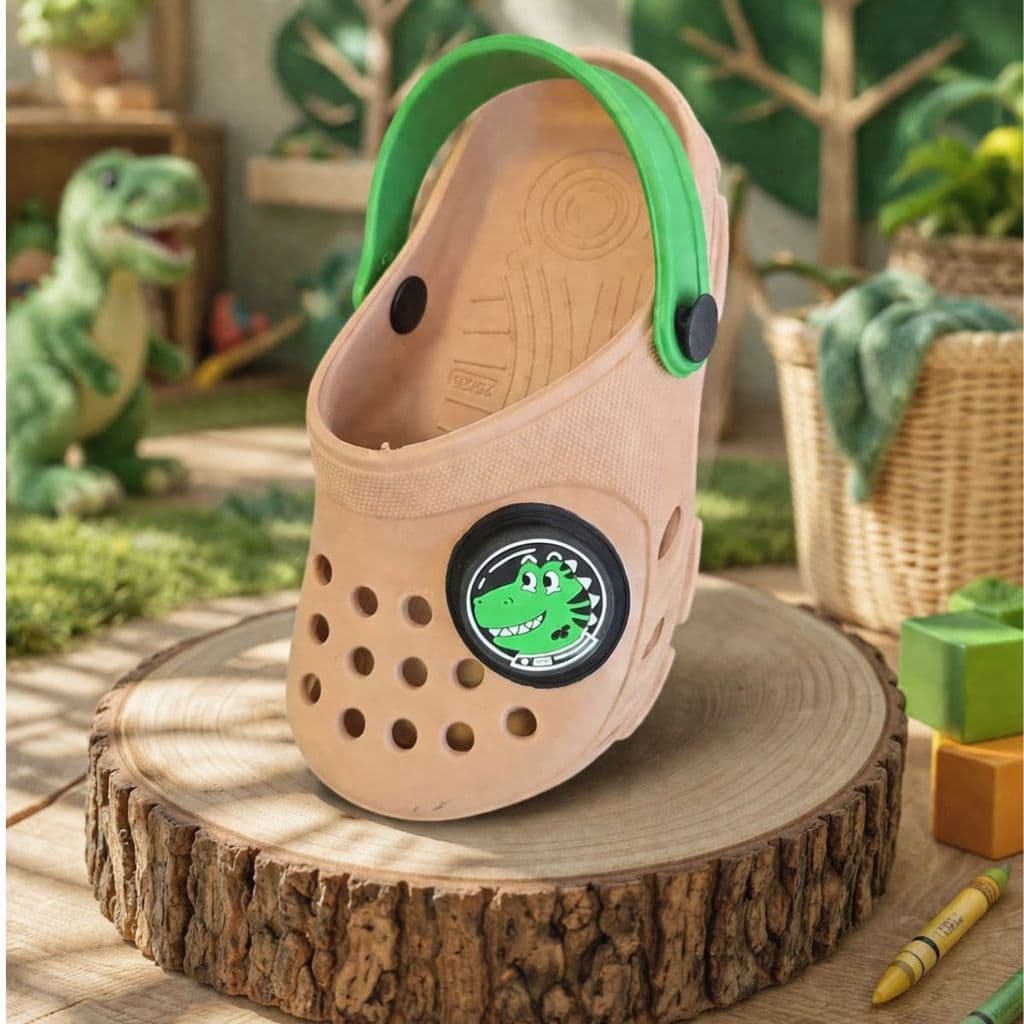 Babuche Infantil led Sandália Casual dinossauro Confortável Leve Macio Antiderrapante