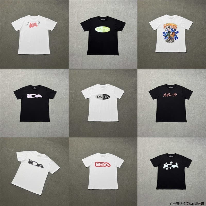 25 novo estilo da americano Retro manga curta novo estilo solto verão topo Casual camiseta ins estilo unissex