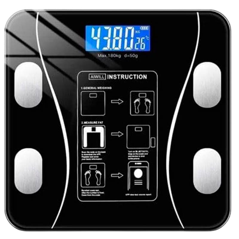 Balança digital corporal bluetooth com bioimpedância 180 kg