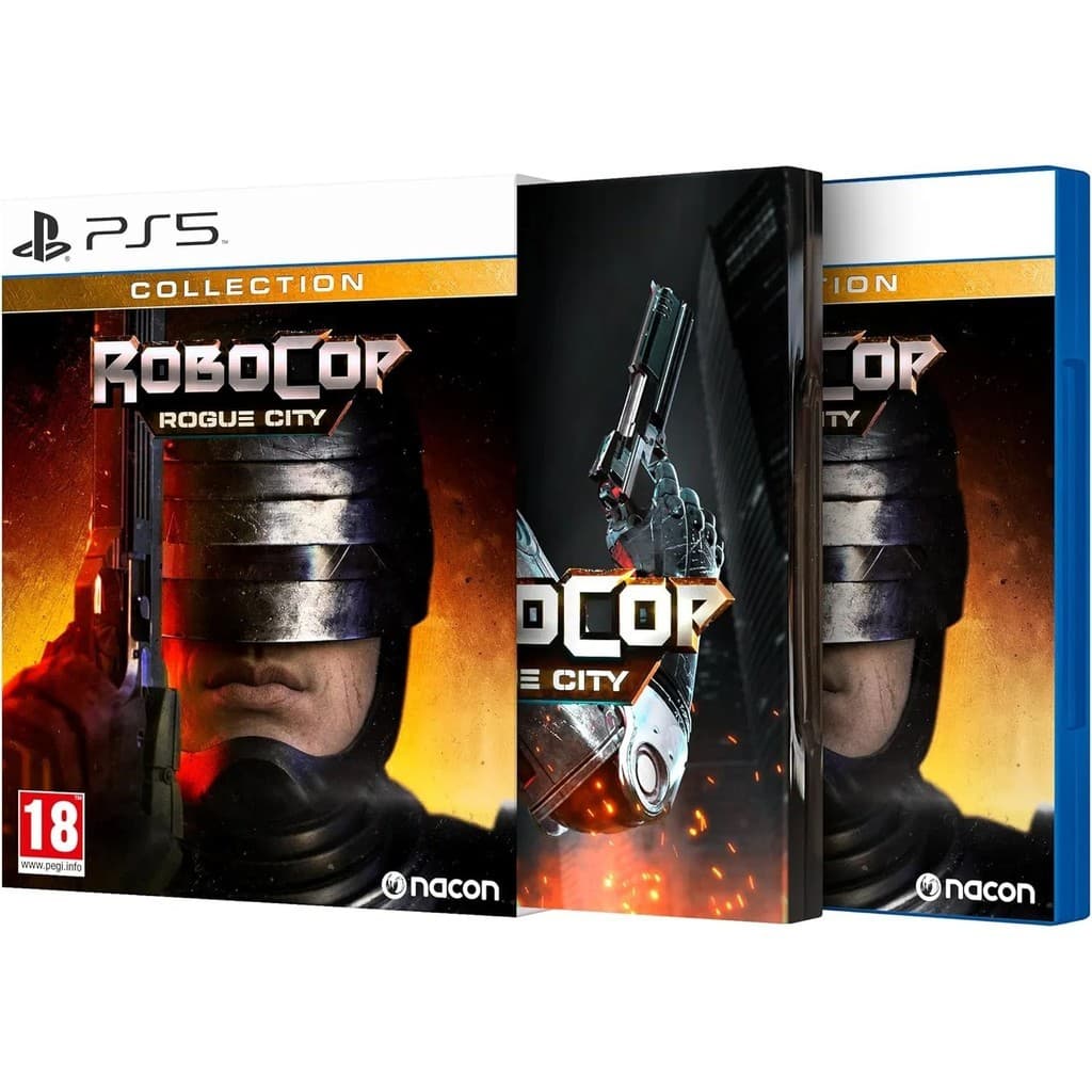 Robocop Rogue City Collection com case Metal colecionador - Ps5