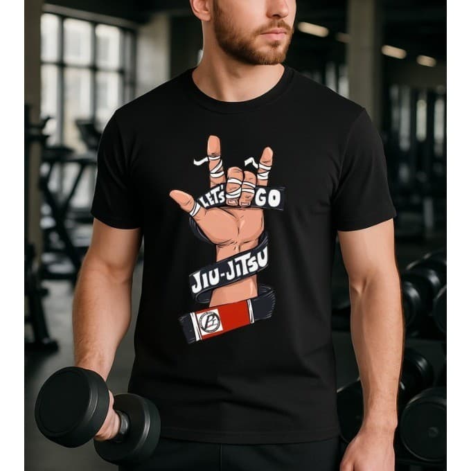 Camisa personalizada estampada Let's Go J.J com malha premium 100% algodão Caimento Perfeito e respiravel