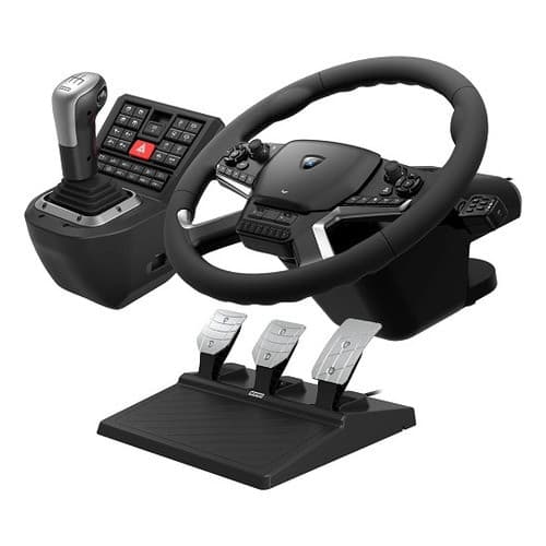 Volante Gamer Hori Hpc-044u Force Feedback Truck Preto