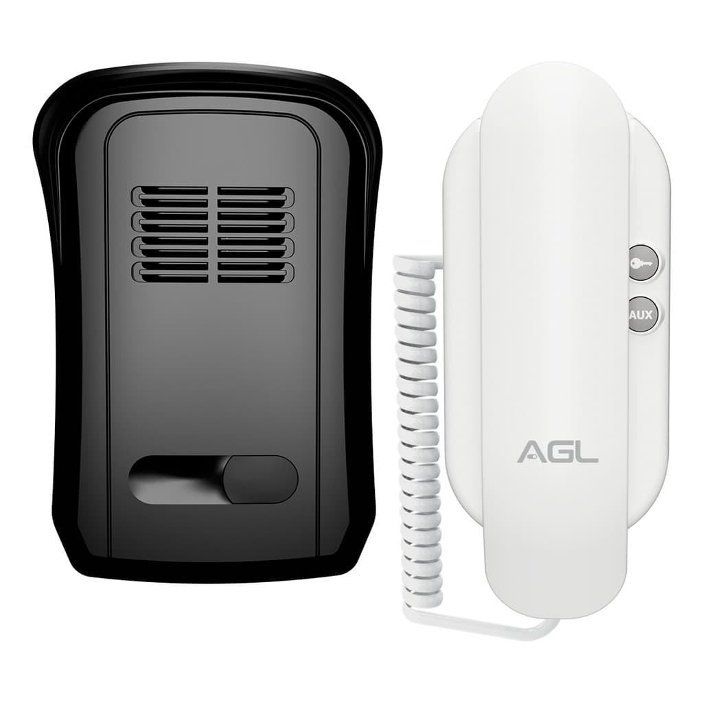 Porteiro Eletrônico Interfone Residencial P10x Wifi Branco AGL