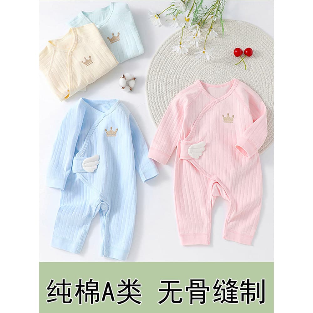 Macacão recém-nascido primavera outono roupas do bebê macacão manga longa puro algodão bebê macacão bonito dos desenhos