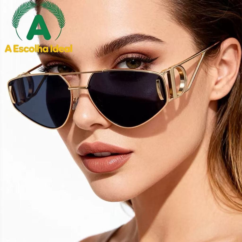 INS2026 Novo estilo europeu americano moda olho de gato óculos de sol feminino na moda exclusivo ao ar livre rua proteto